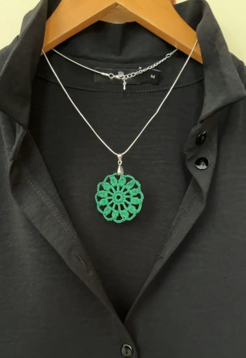 Large Flower Pendant Tutorial