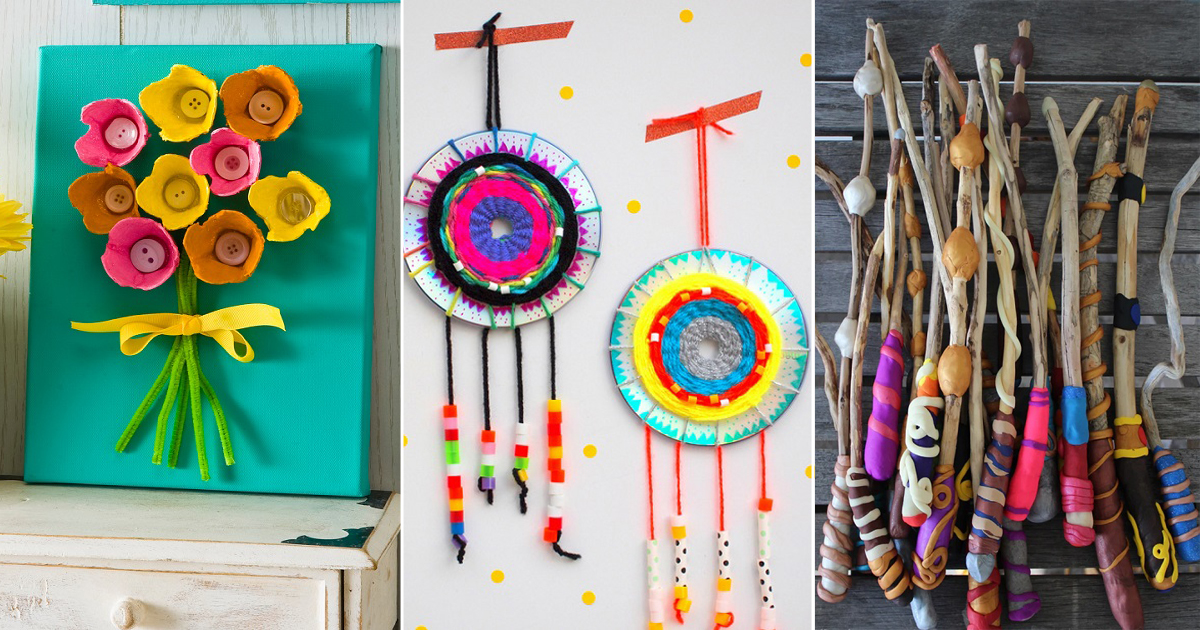 15 DIY Crafts for Kids That Are Simple, Safe, and Fun ⋆ GreatThingsFirst