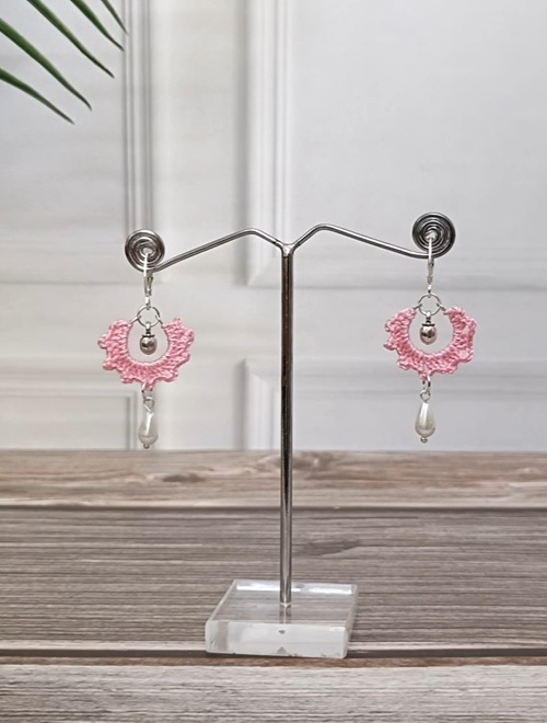 Hoop earrings With Dangles