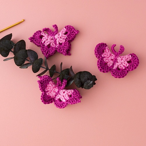 Butterfly Crochet Pendants
