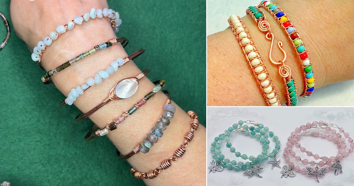Wire Bangle Types 10 Wire Bangle Bracelet Ideas Everyone Is Making Right Now ⋆ ...