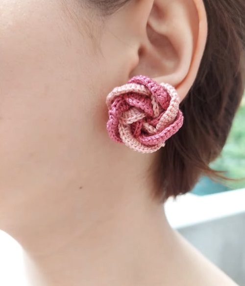 Large, Floral, and Dreamy Stud