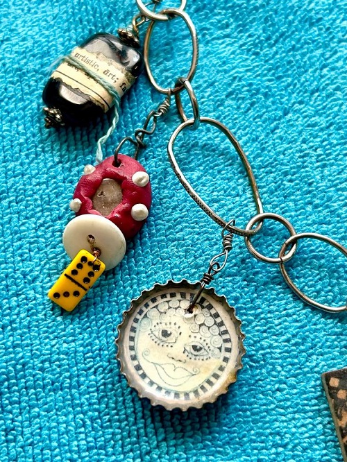 Bottle cap Charm Necklace
