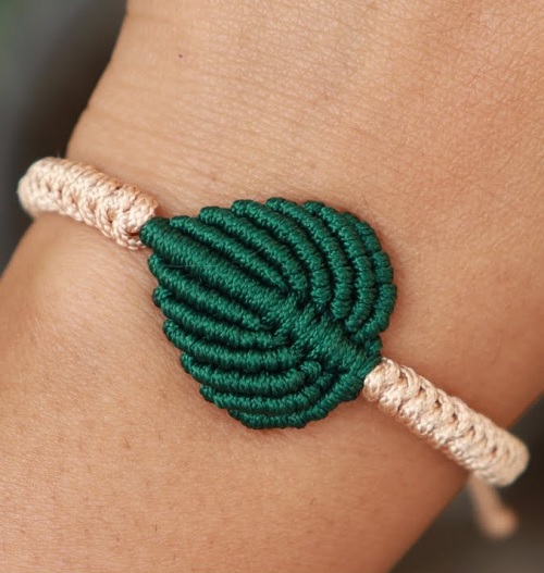 How To Make Bracelets At Home | DIY Leaf Bracelet Ideas |Thread Bracelets |Creation&you