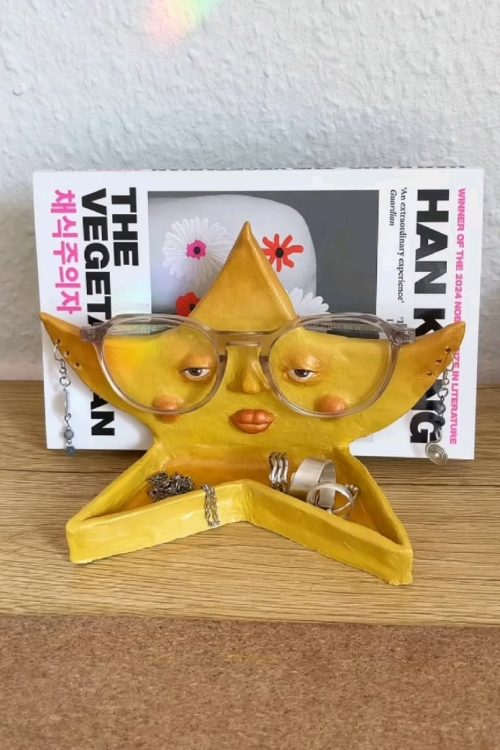 Unique Clay Trinket Dish