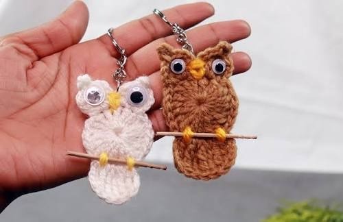 Unique Crochet Owl keychain Patterns ideas