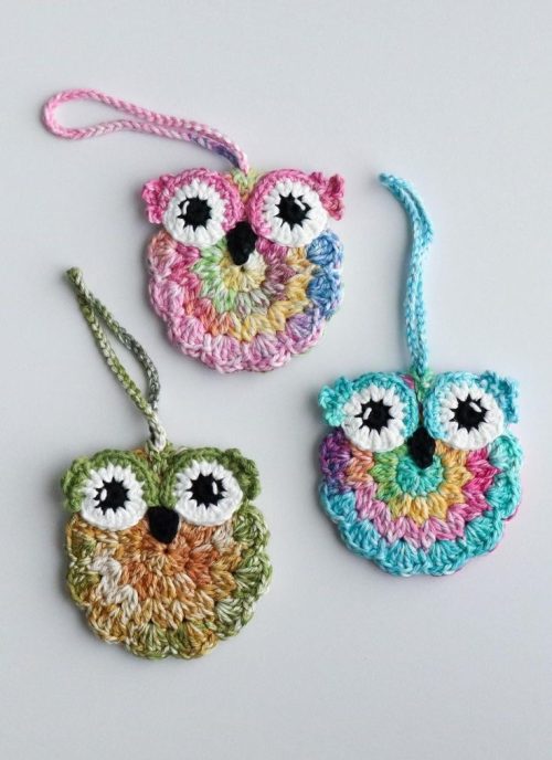 Unique Crochet Owl keychain Patterns ideas