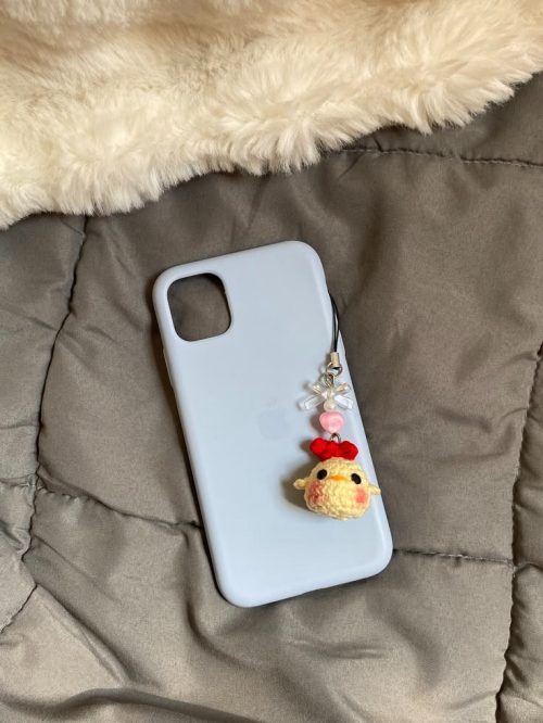 beautiful crochet phone charms