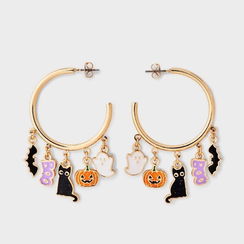 Charm halloween earrings