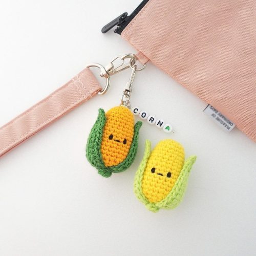 beautiful unique mini crochet bag charms